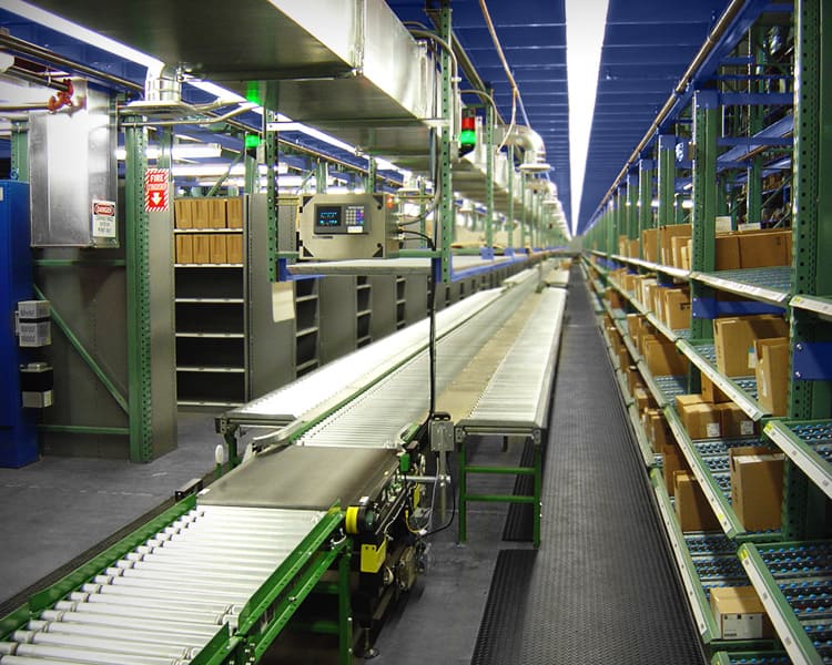 Warehouse conveyor system